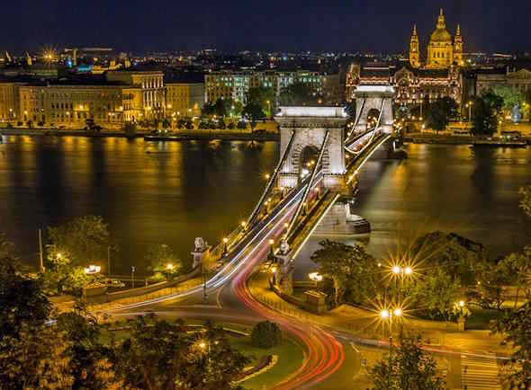 A passeggio sui ponti di Budapest