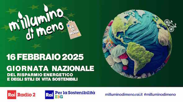 Il 16 febbraio illuminiamoci di meno!