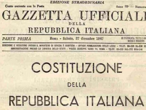 costituzione italiana