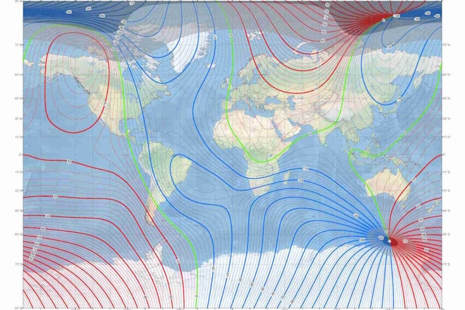US-UK WORLD MAGNETIC MODEL 2025